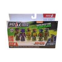 3D Character Creator Teenage Mutant Ninja Turtles Deluxe Refill Pack Novelty Toy - MGworld